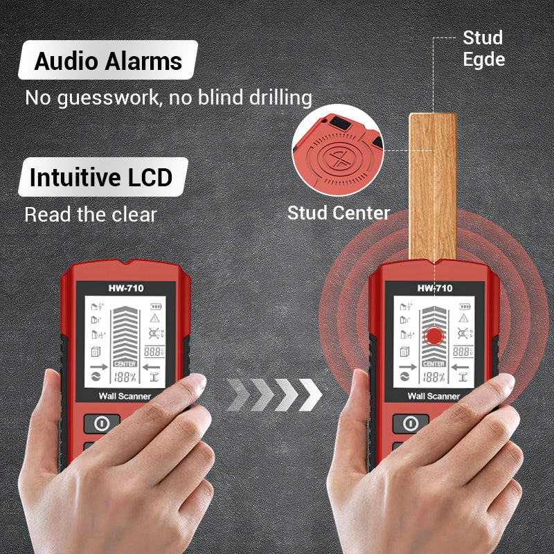 Πολυλειτουργικός φορητός ανιχνευτής μετάλλων και τοίχων