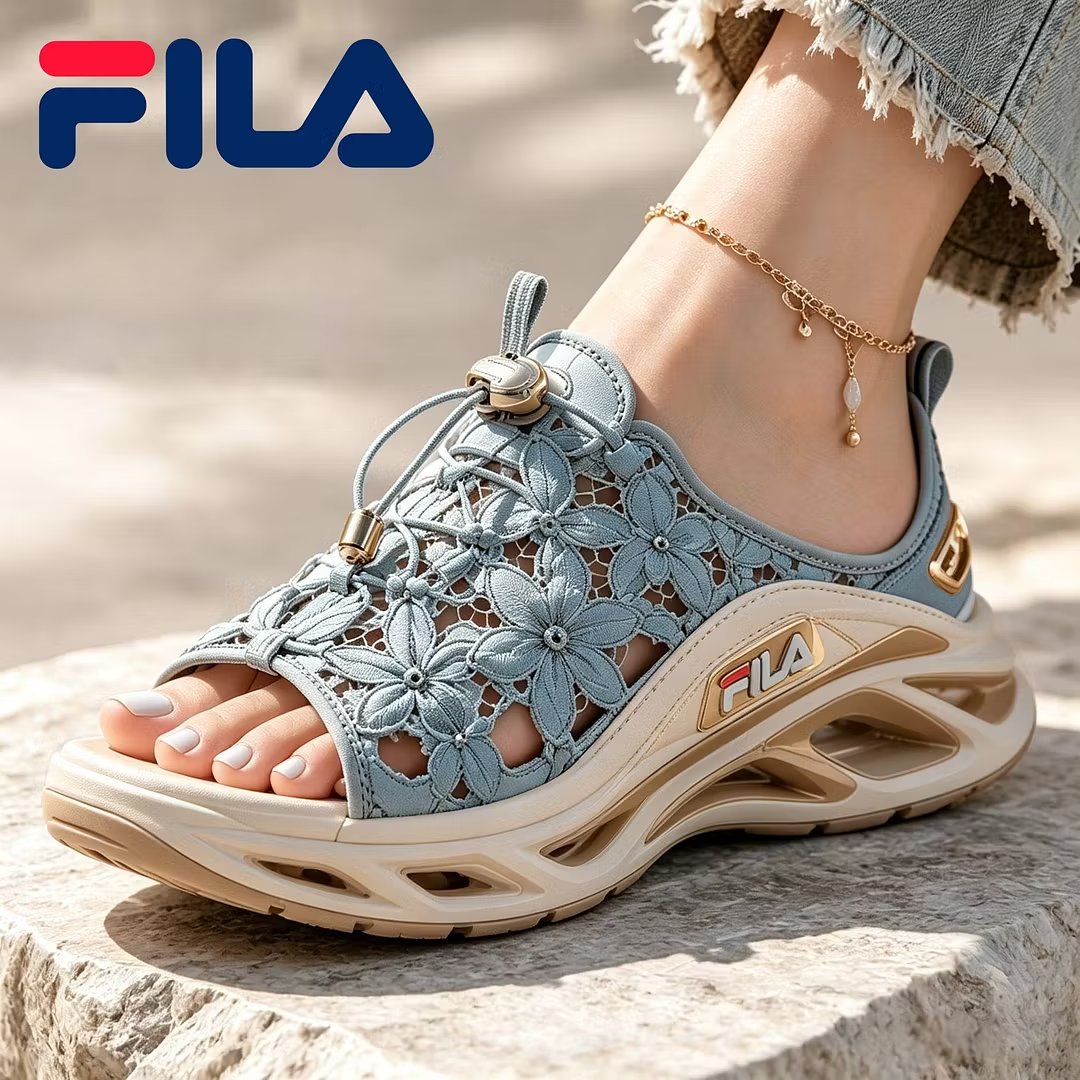 🍁FILA New for 2026: Platform Sandals with Massage Function