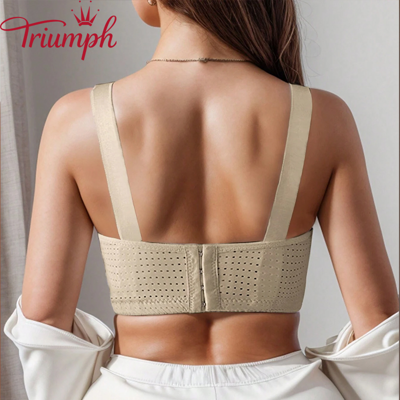 Triumph - Biustonosz bez fiszbin z cienką miseczką i zapobiegający zwiotczeniu[75A-110E]