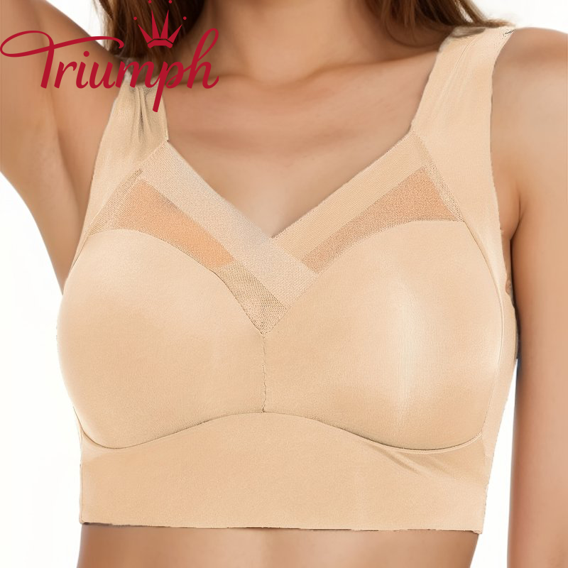 Triumph - 3 db 💥Vezeték nélküli hálós sportmelltartó[M-6XL]