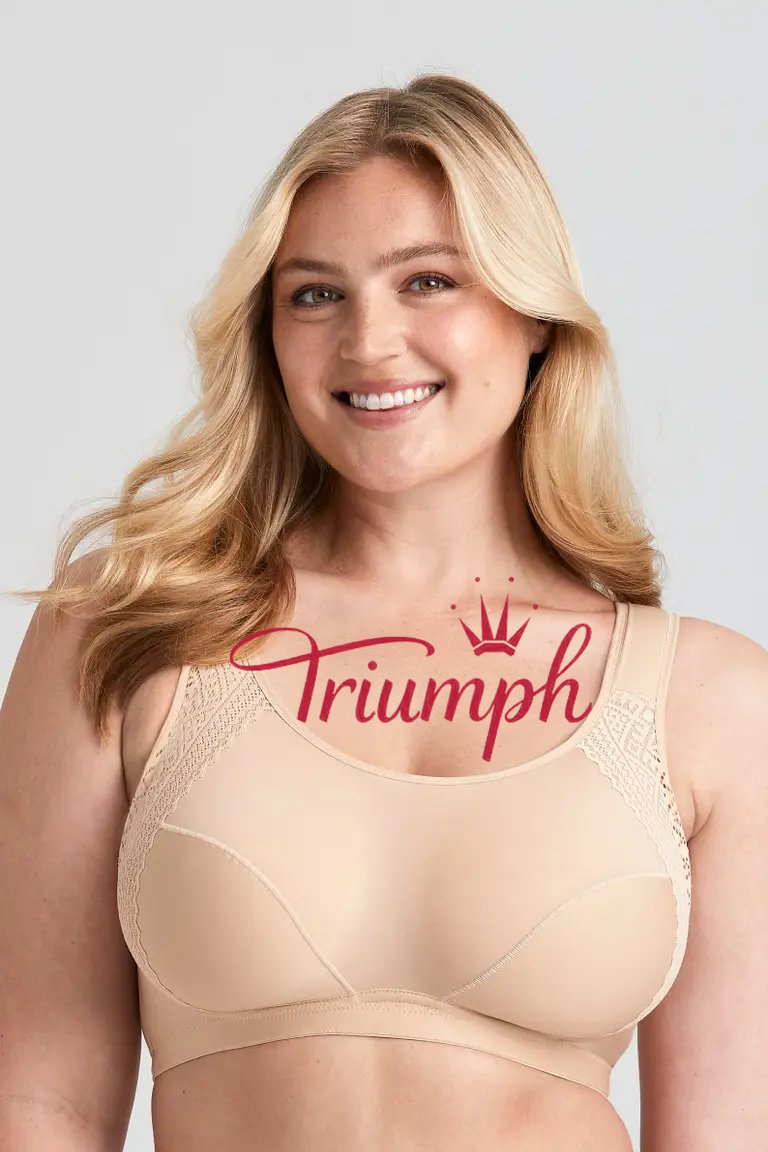 Triumph® – 👑3 darab ✨✨70% kedvezménnyel💝Nagy méretű mikroszálas virágos hímzett melltartó [75A-120F]
