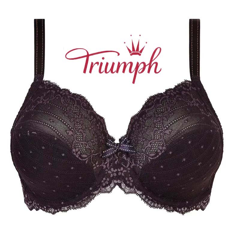 Triumph® 3 db💖50% KEDVEZMÉNY✨Kiváló minőségű csipkés push-up melltartó, új 2024