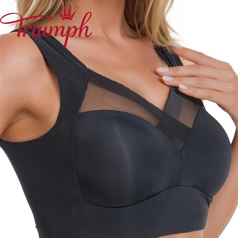 Triumph - 3 db 💥Vezeték nélküli hálós sportmelltartó[M-6XL]