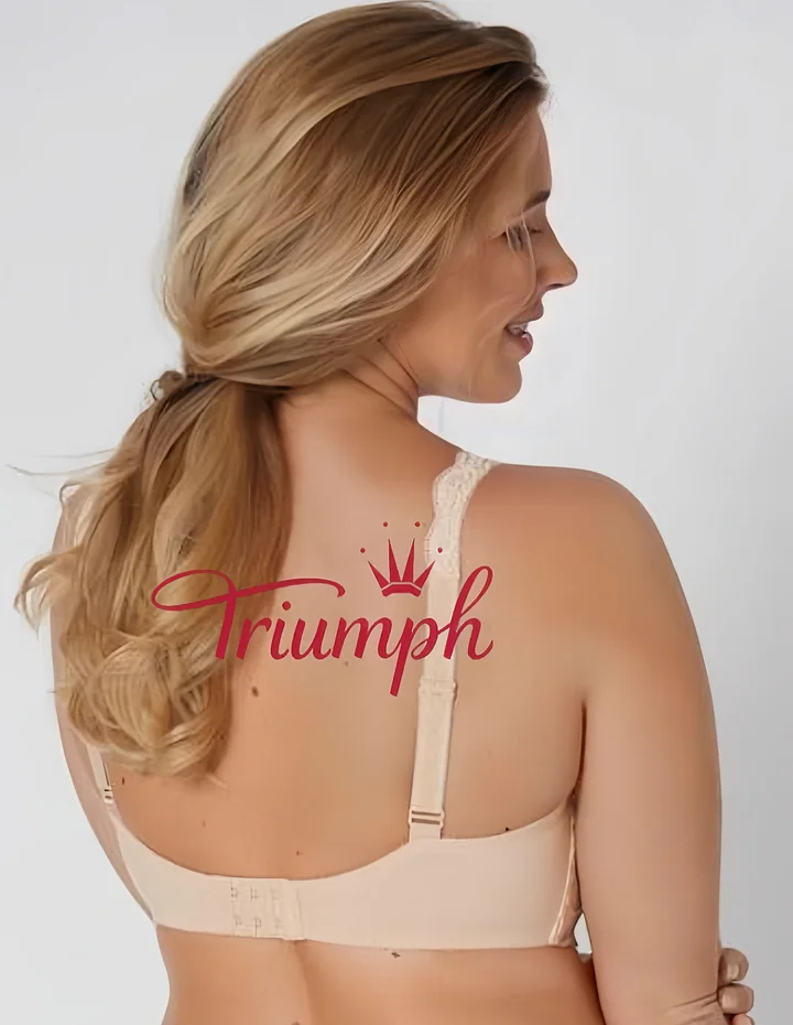 Triumph – (3 db) 💥Csipke félig párnázott melltartó