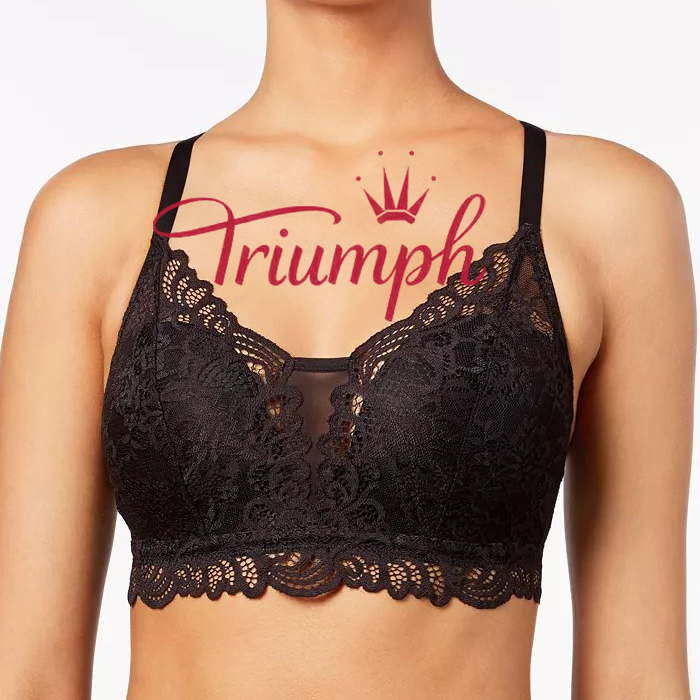 Triumph® – 3 szt💖50% sleva✨2024 nowy regulowany seksowny koronkowy biustonosz w dużym rozmiarze[65A-120H]