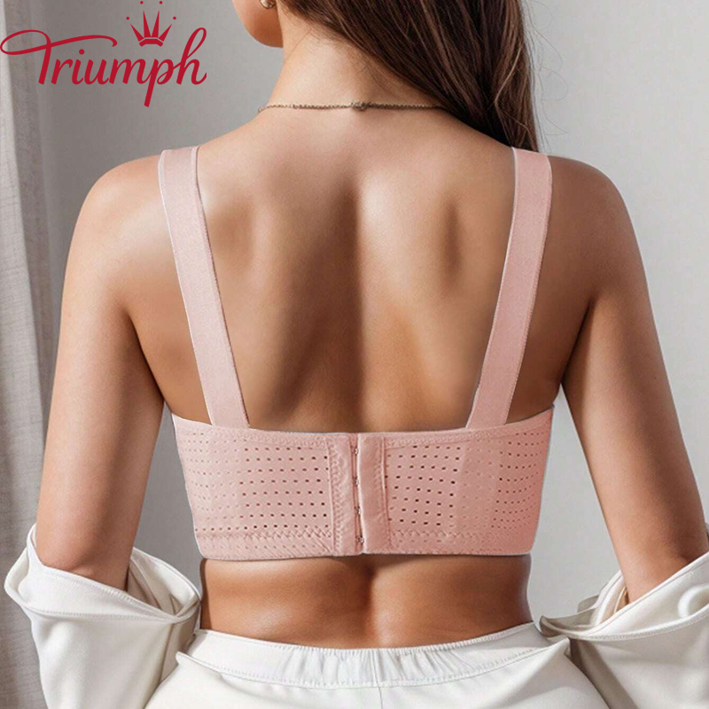 Triumph - Biustonosz bez fiszbin z cienką miseczką i zapobiegający zwiotczeniu[75A-110E]
