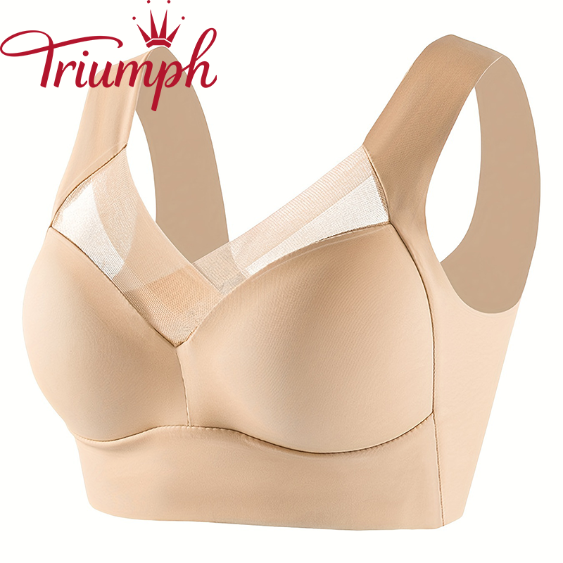 Triumph - 3 db 💥Vezeték nélküli hálós sportmelltartó[M-6XL]