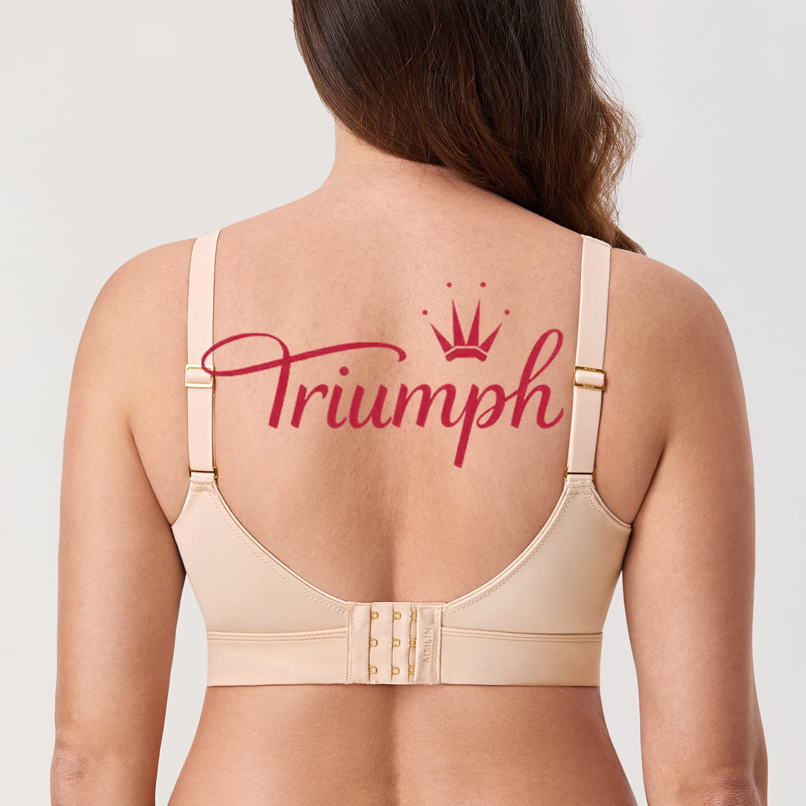 Triumph - 3 db (75A-120F) 💝 Push-up melltartó csipke hímzéssel