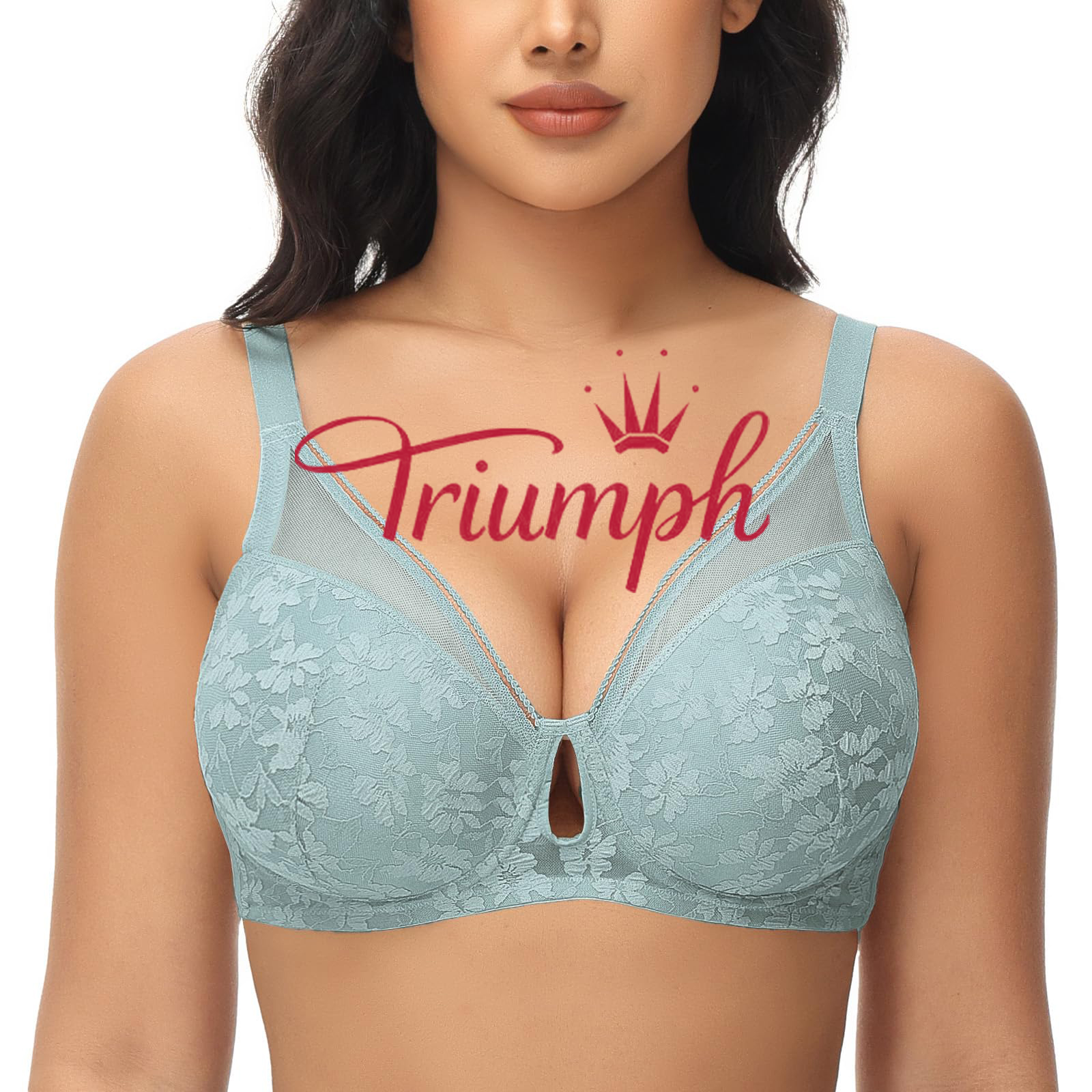 Triumph - 3 darab (75A-120F) 💝 Kényelmes vezeték nélküli csipkés szexi melltartó