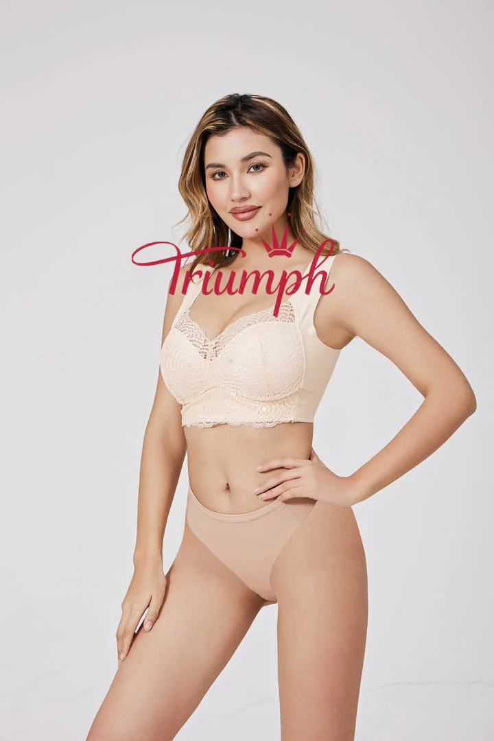 Triumph - 3 db (75A-110F) 💝Kényelmes melltartó vezetékek nélkül