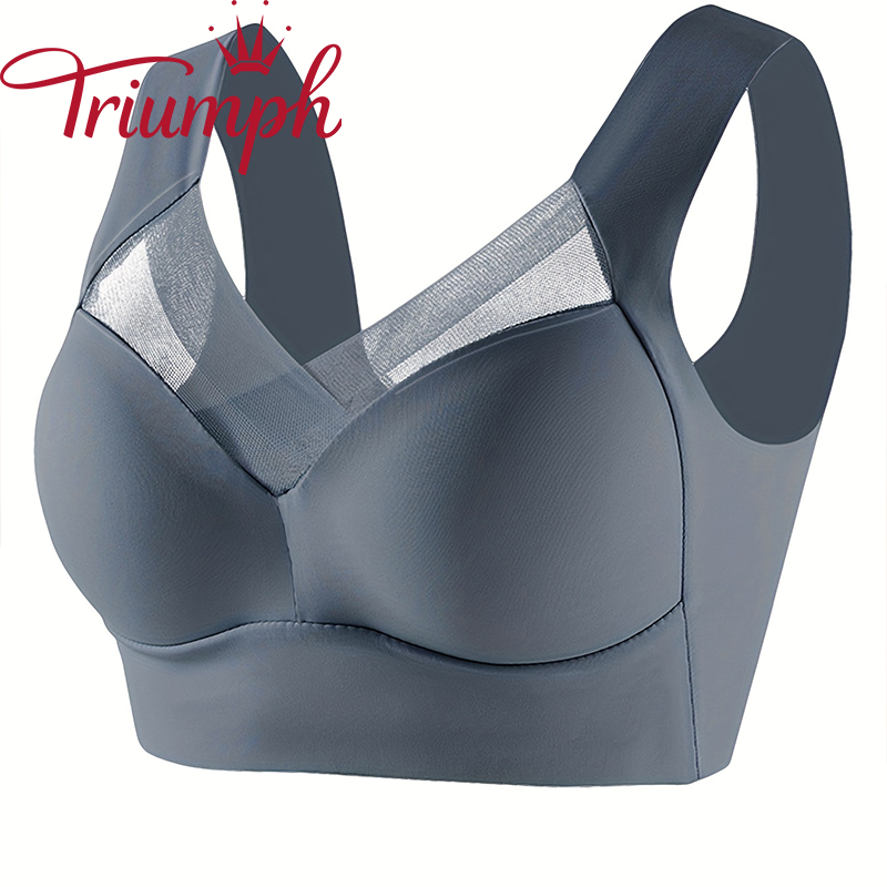 Triumph - 3 db 💥Vezeték nélküli hálós sportmelltartó[M-6XL]