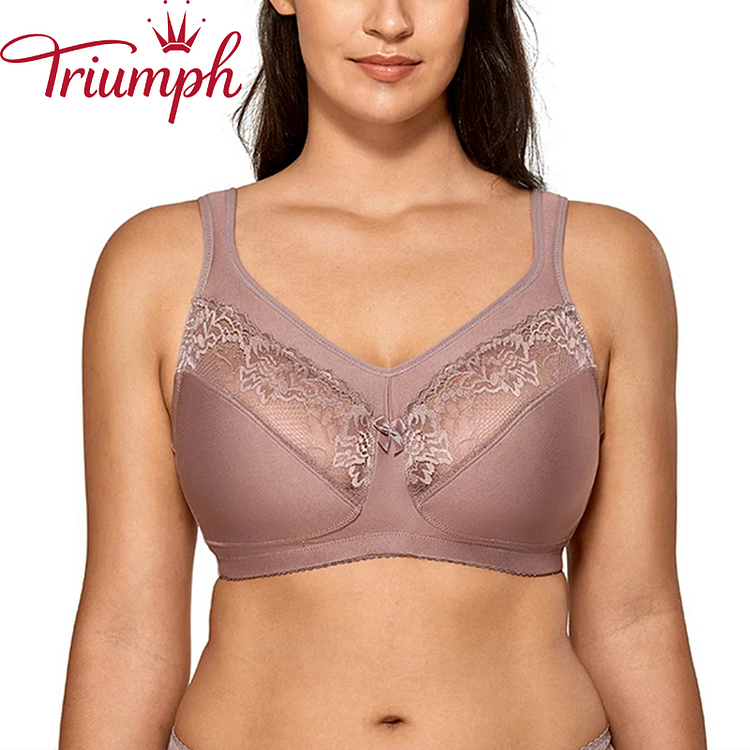 Triumph - (3 buc)Sutien fără fir din bumbac pur respirabil