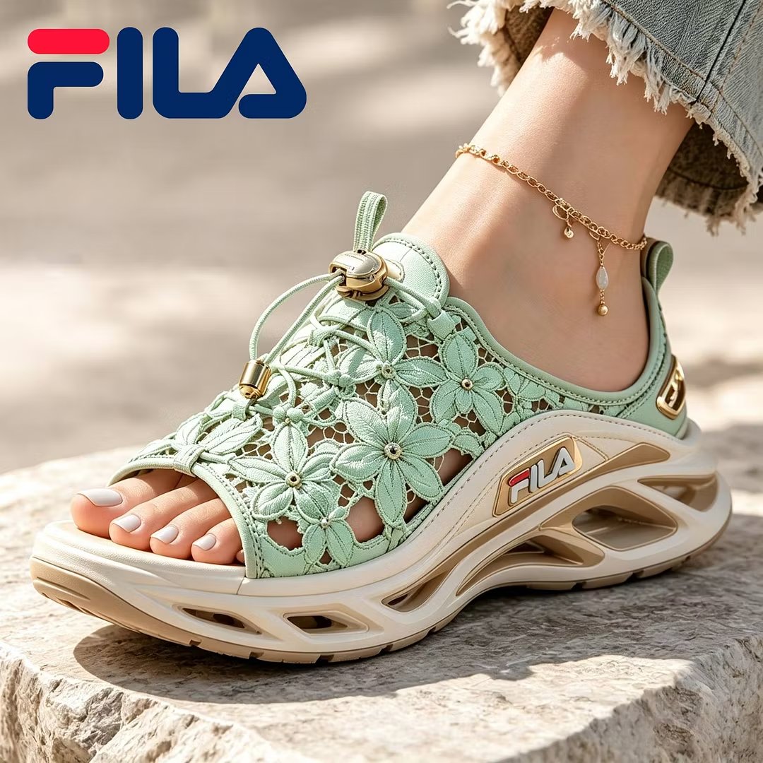 🍁FILA New for 2026: Platform Sandals with Massage Function