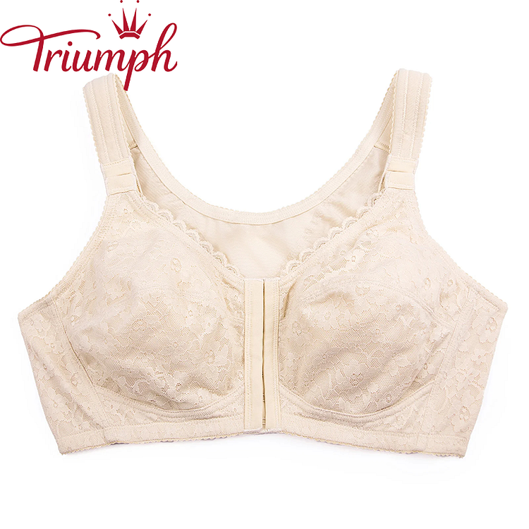 Triumph - női pamut csipkés háttámasztó melltartó【M-6XL】