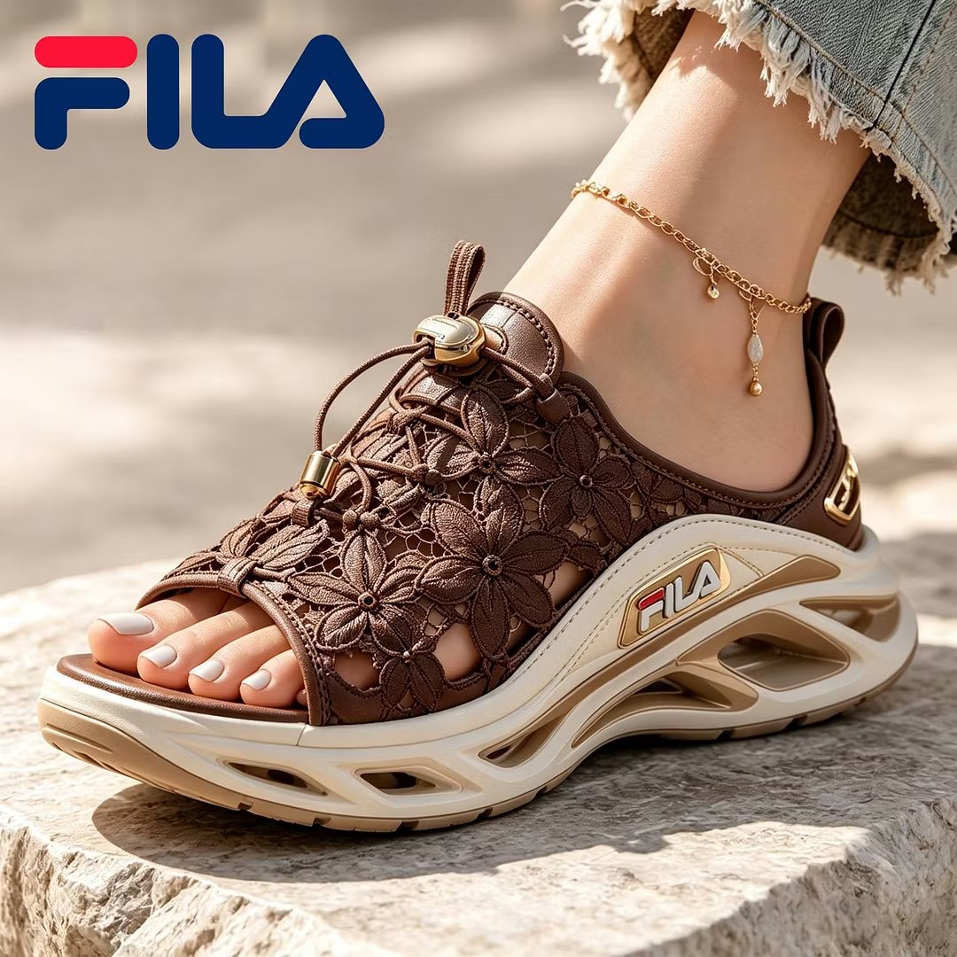 🍁FILA New for 2026: Platform Sandals with Massage Function
