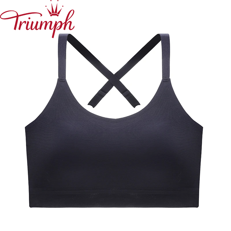 Triumph - Sutien sport subțire, din latex, fără cusături[75A-110E]