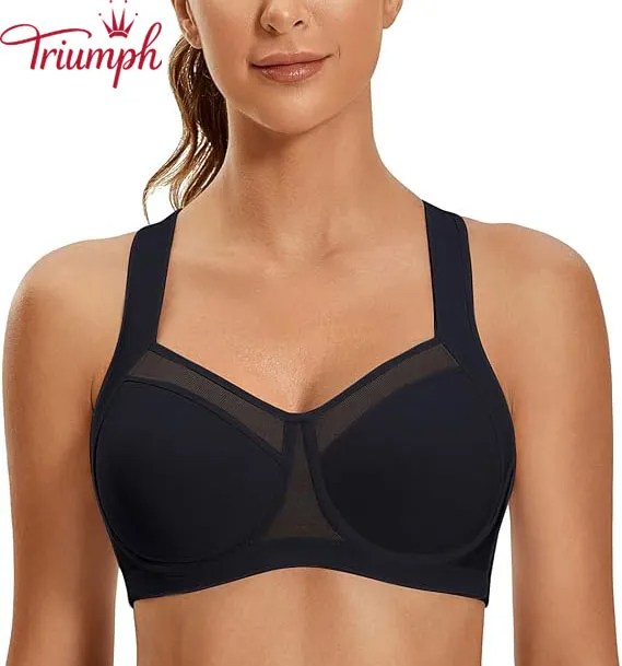 Triumph - 3 darab 🔥Női, nagy hatású sportmelltartó, nagy tartású, állítható, versenyhátú melltartó