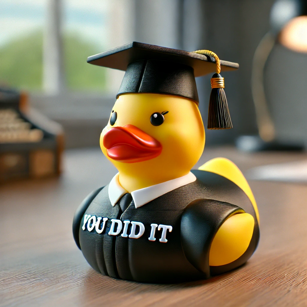 "You Did It!" Graduation Duck