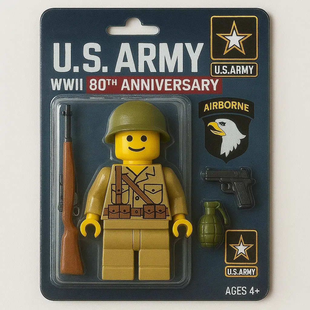 80th Anniversary WWII US Army 1st Airborne Division Figure Set