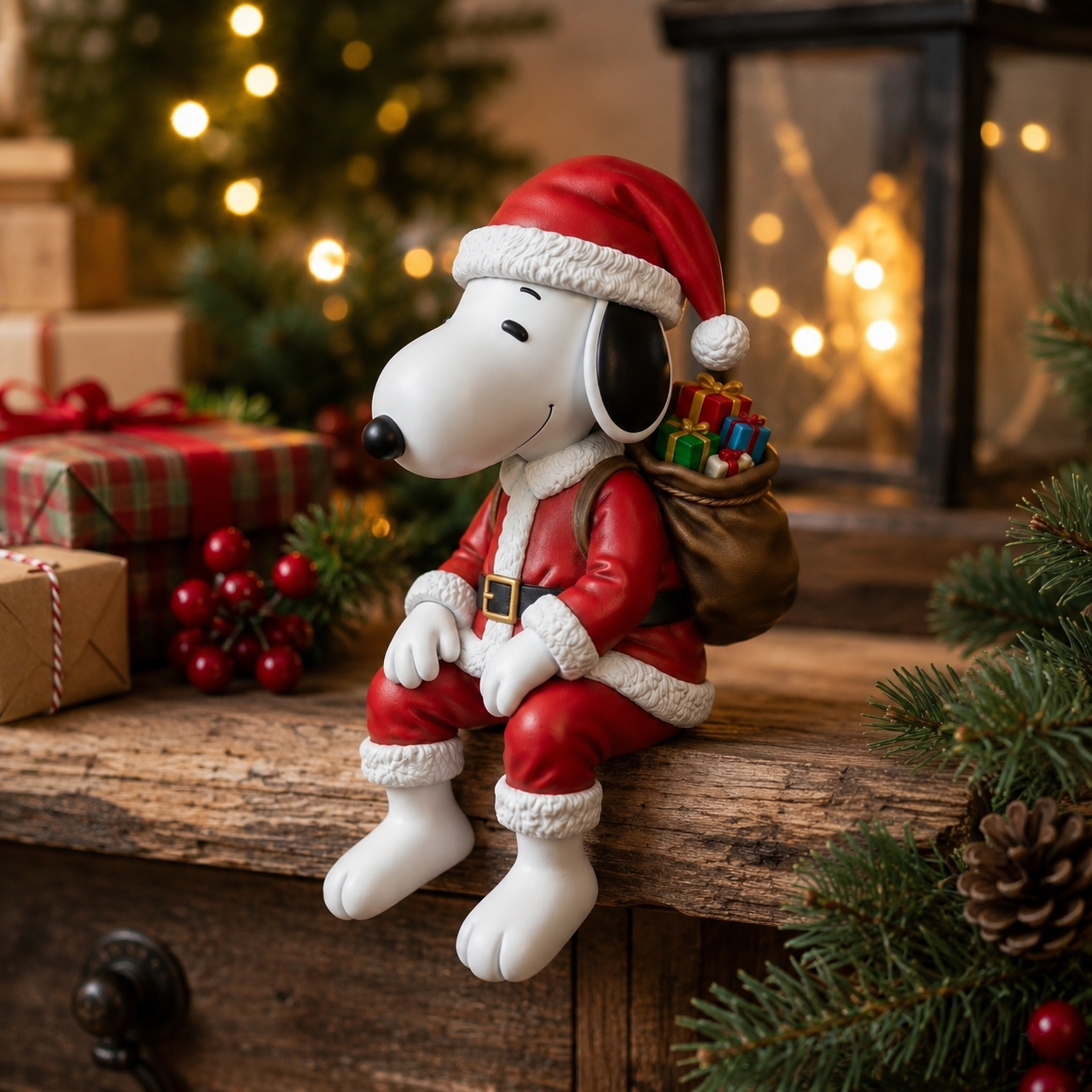 Christmas SNPY Bookshelf Sitter Figurine