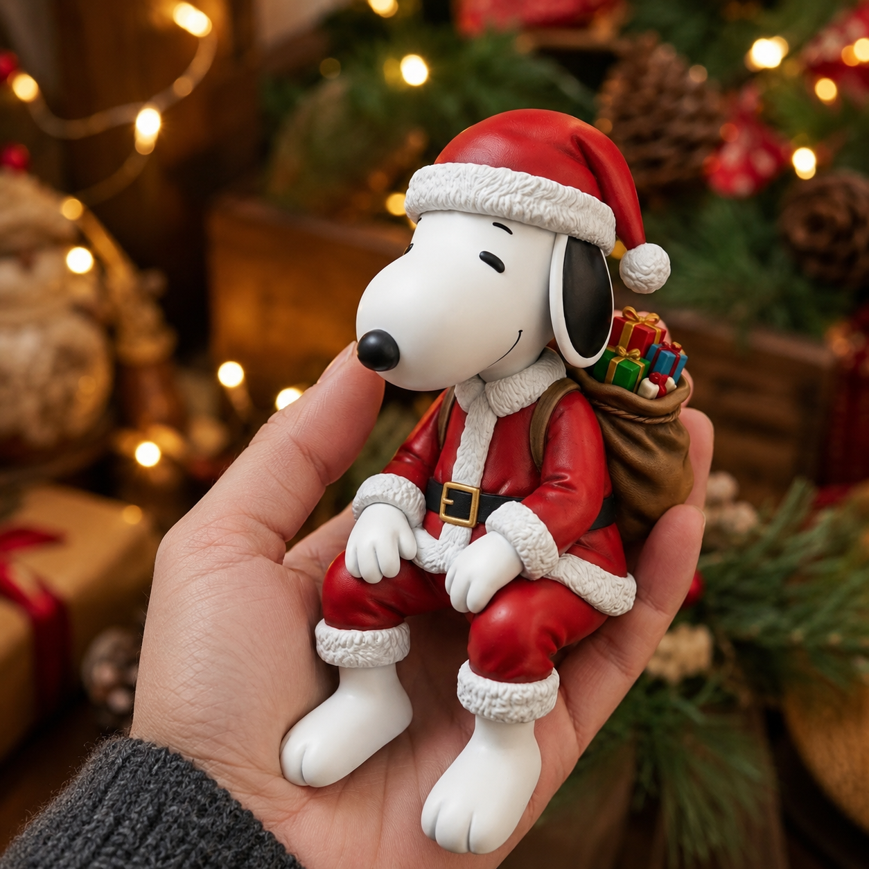 Christmas SNPY Bookshelf Sitter Figurine