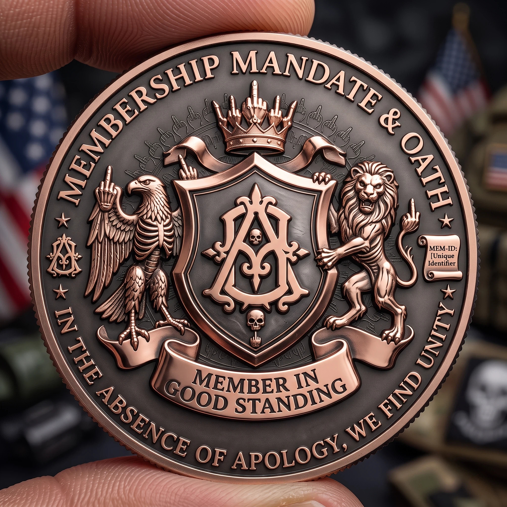 Official Asshole Challenge Coin