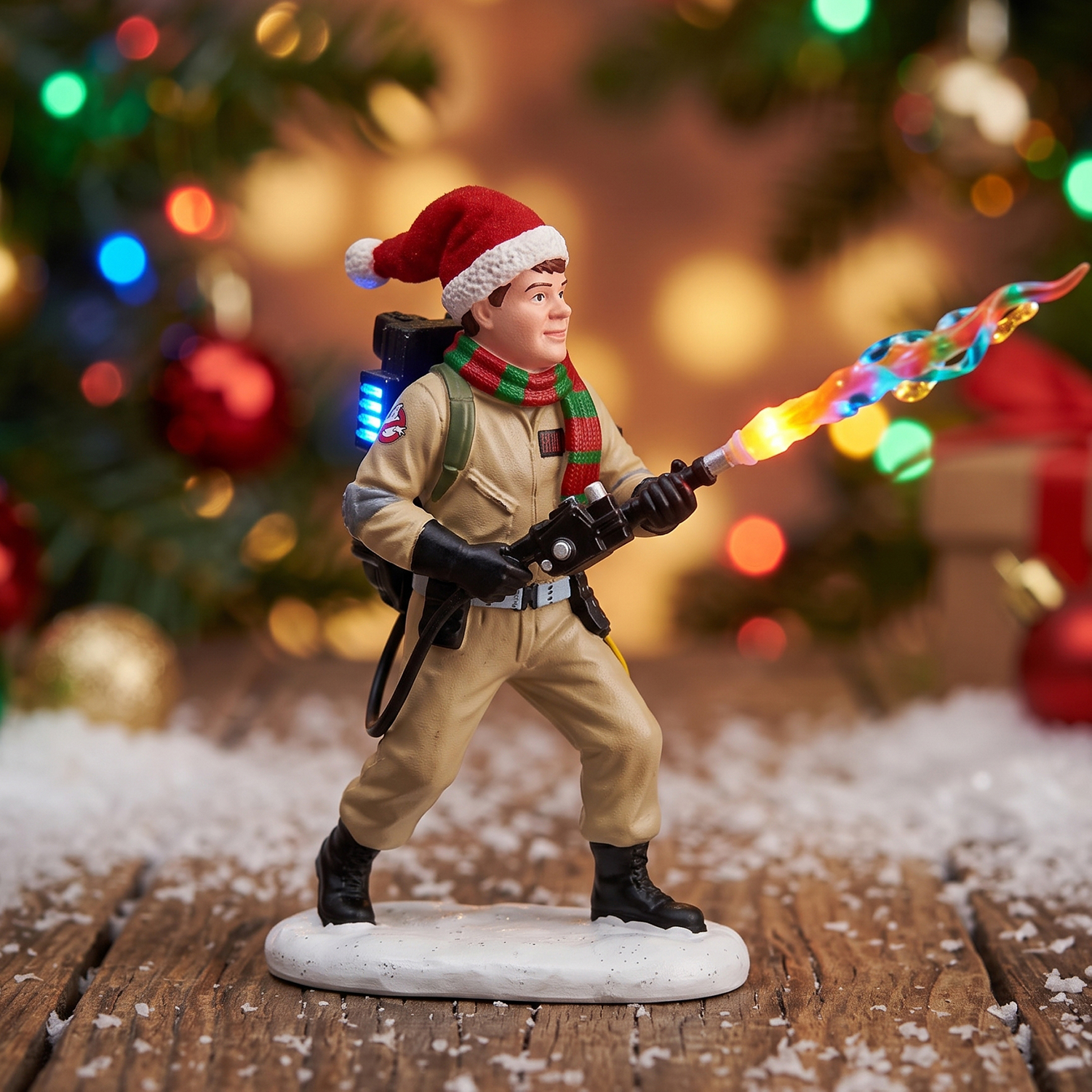 Ghostbusters Holiday Village Diorama Set