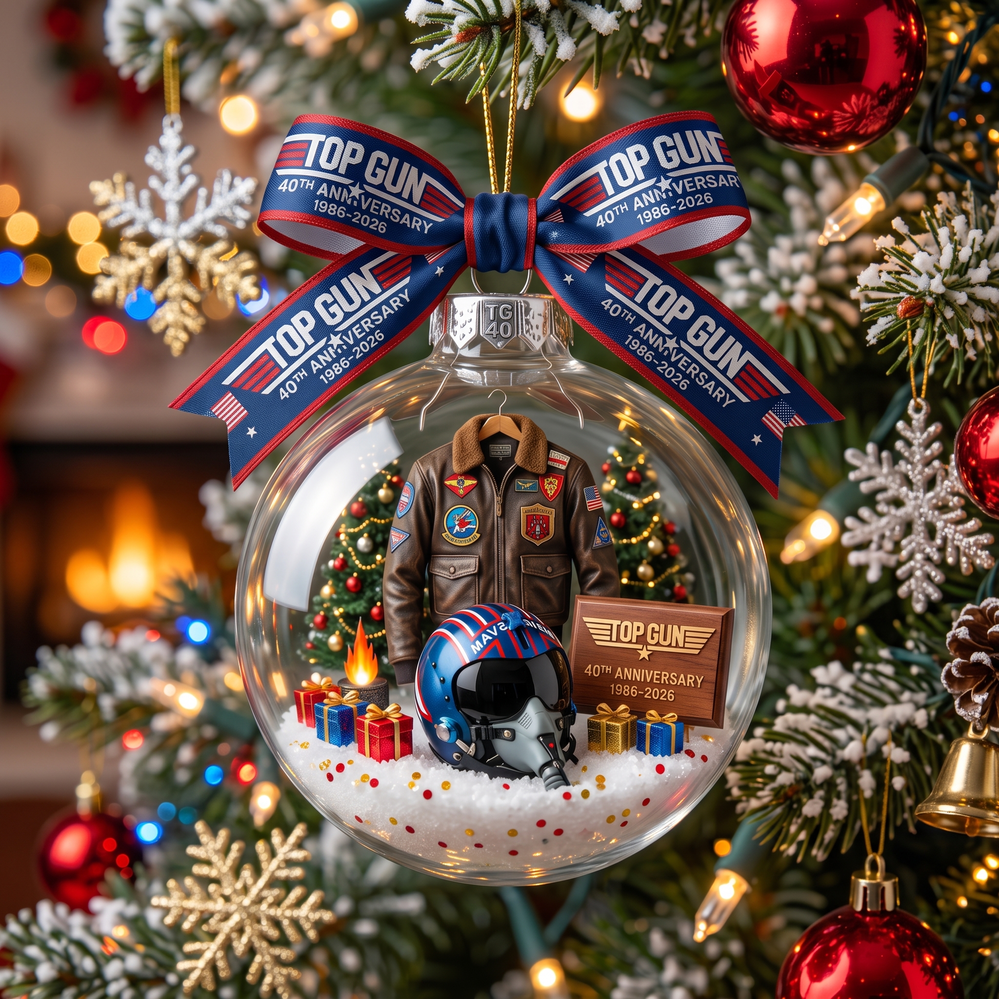 Top Gun 40th Anniversary Holiday Ornament