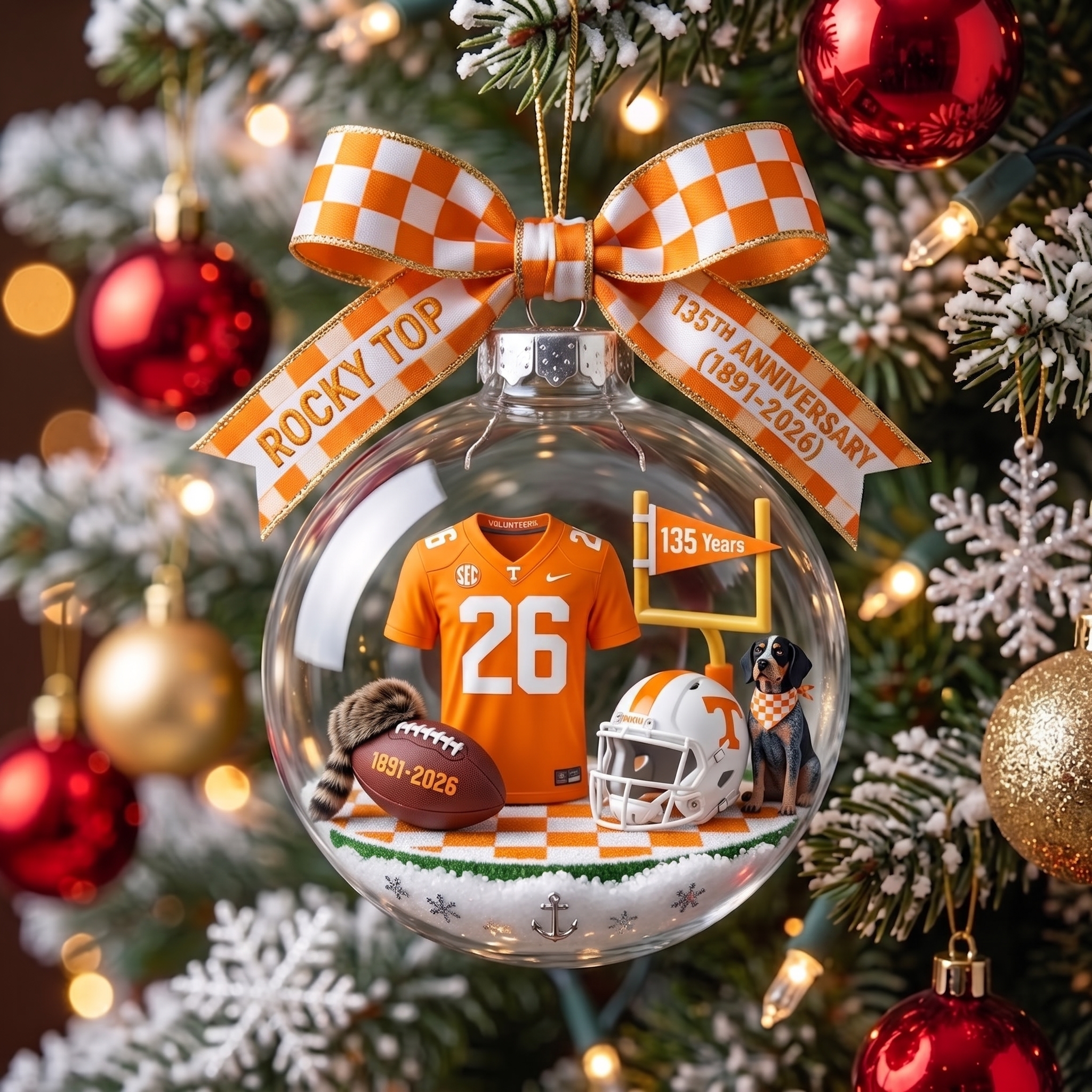 Rocky Top 135th Anniversary Ornament
