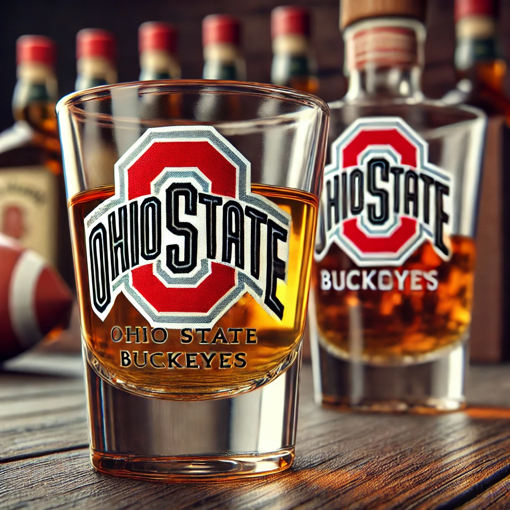 College Football Shot Glasses