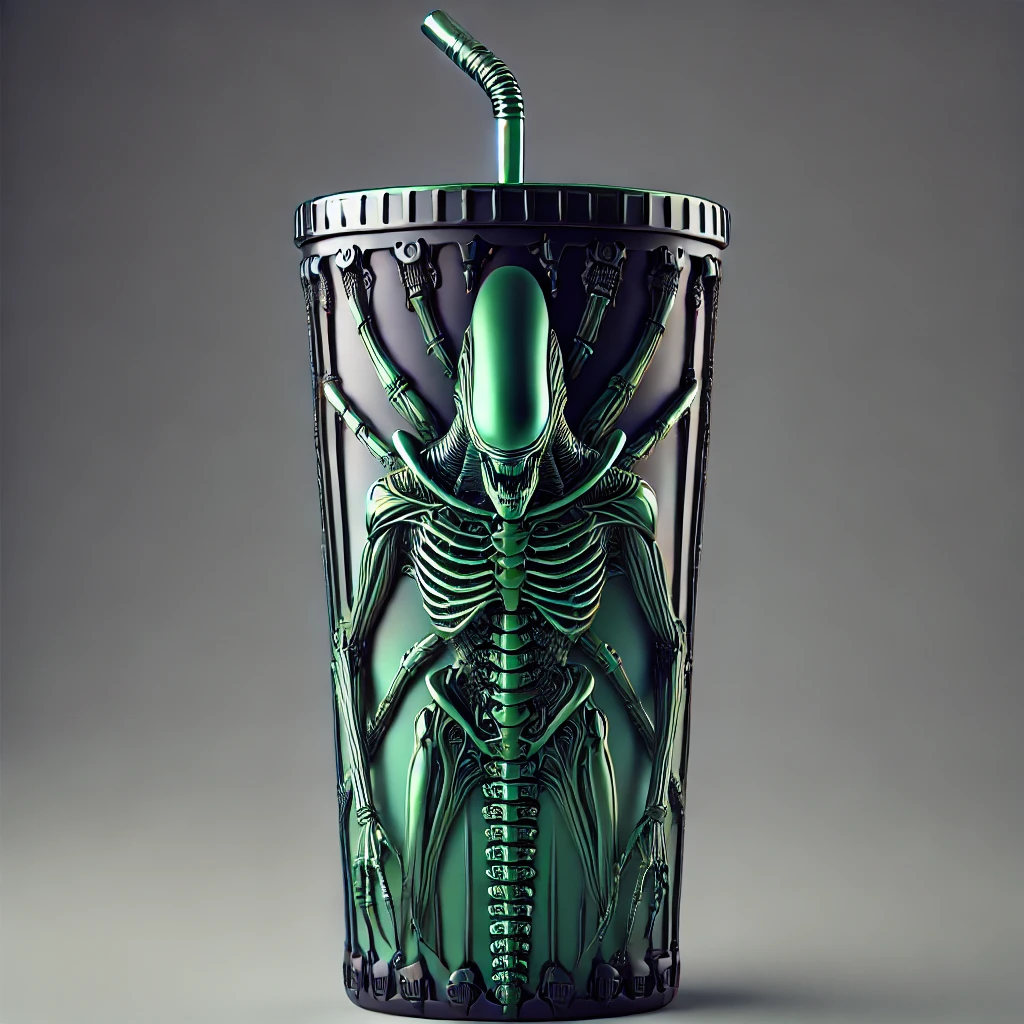 Alien Drinking Tumbler