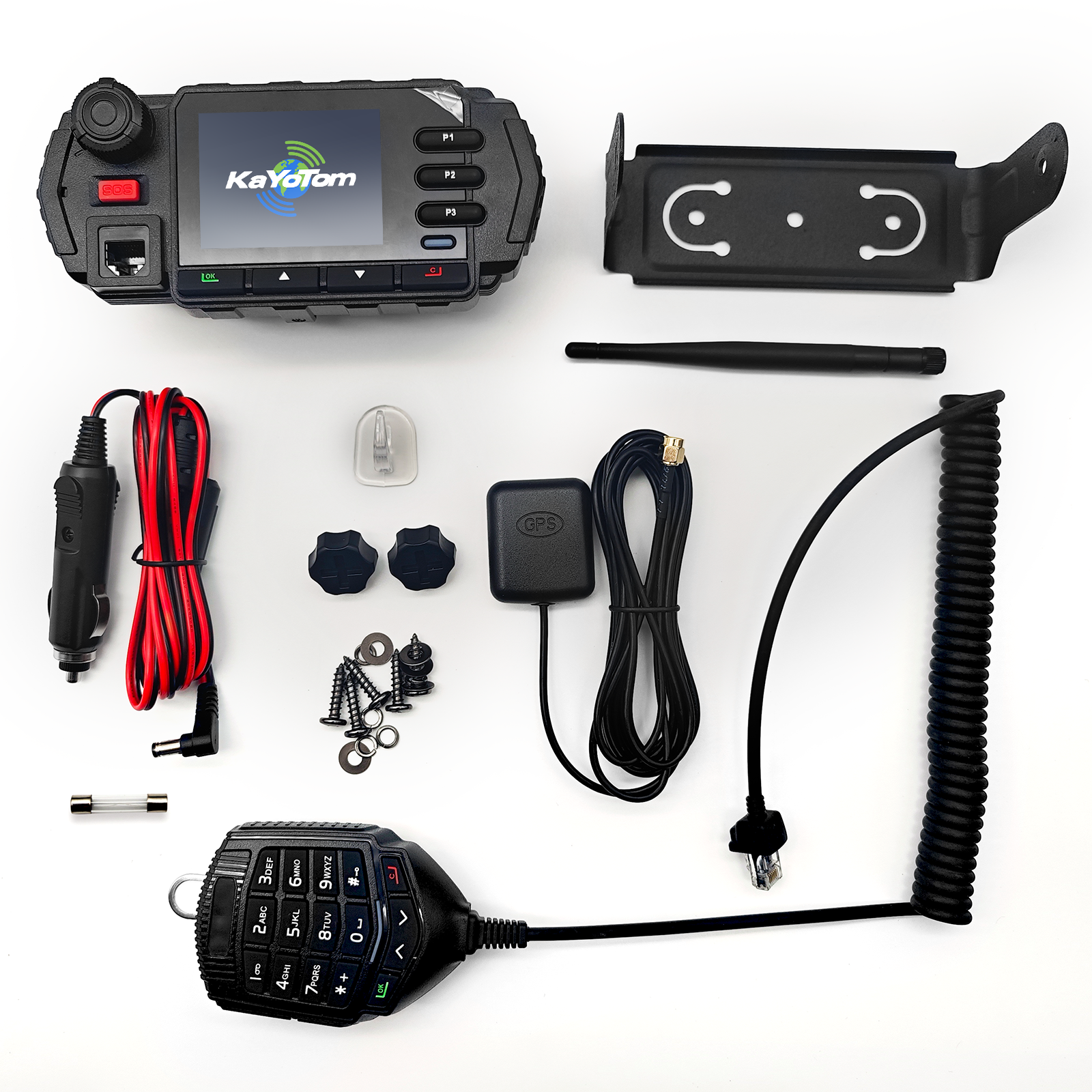 KaYoTom T86 Mobile Radio Global Walkie Talkie Gps Two Way Radio