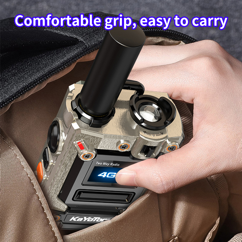 Kayotom M8: The Kayotom M8 is a feature-rich walkie talkie.