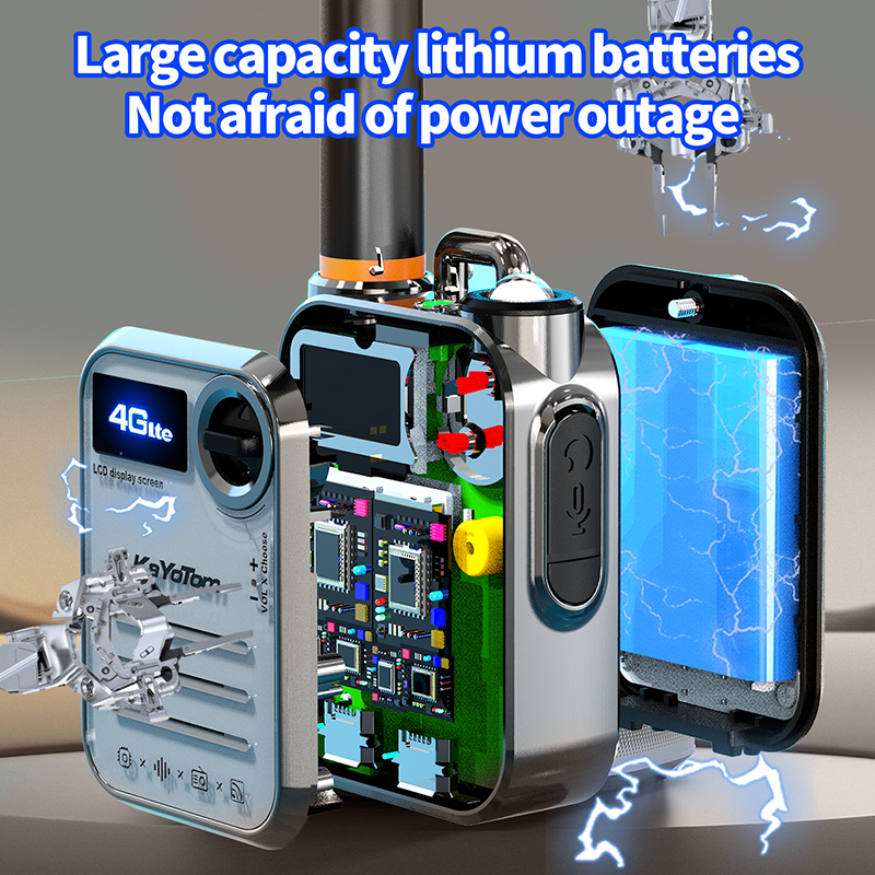 POC walkie talkie: Combines efficiency and portability in communication.