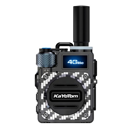 KaYoTom M09 Global Walkie Talkie Unlimited Range Encrypted Two-Way Radio - 72H Battery, HD Audio, Lightweight & Waterproof, 172 Countries Coverage