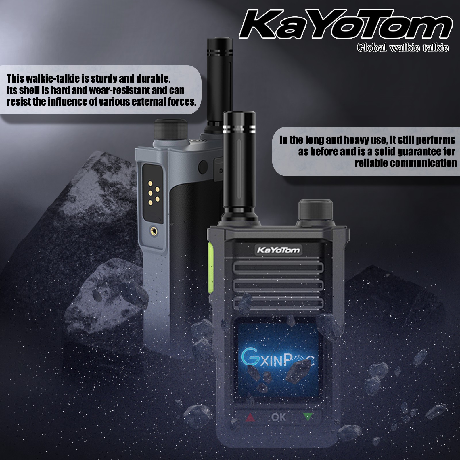 KaYoTom walkie talkie,Best long range walkie talkie,rapid radios,nationwide ptt walkie talkie,Walkie talkie long range,
Global walkie talkie,Unlimited range walkie talkie,Long distance walkie talkie,World wide walkie talkie,rapid radio walkie talkies