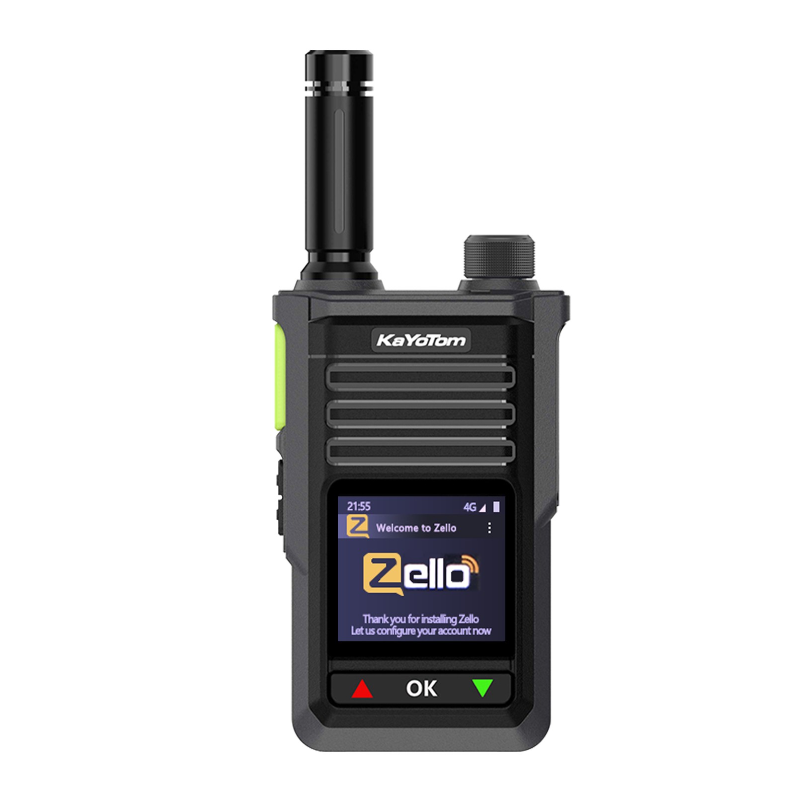 KaYoTom M15 Global Push To Talk (PTT) Walkie-Talkie with Bluetooth / WIFI / GPS / Waterproof
