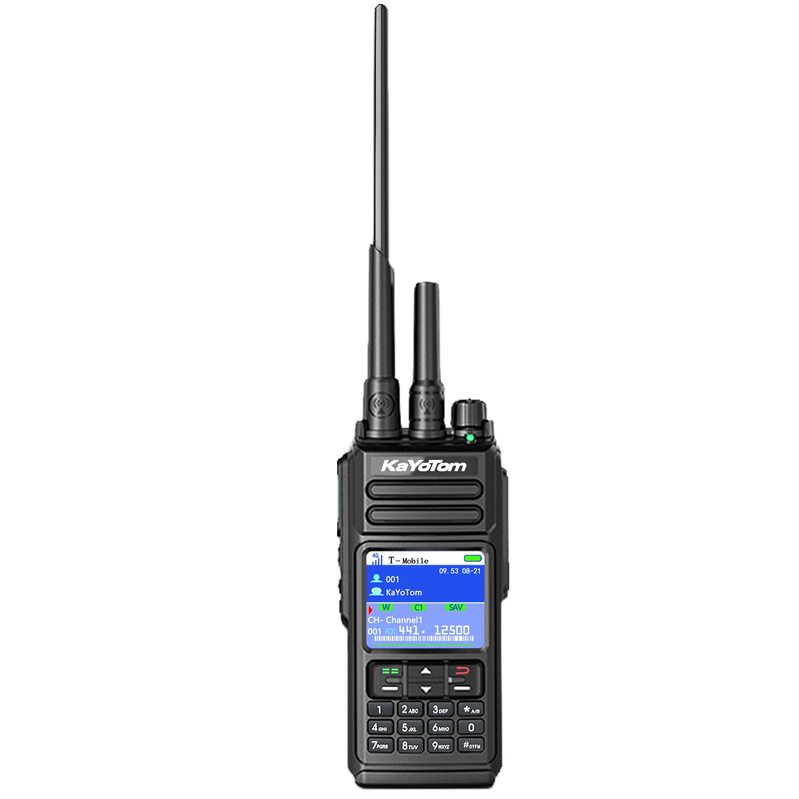 KaYoTomD10 Global Walkie-Talkie - Dual-Mode Global Communication, 10W Strong Power, Waterproof and Durable