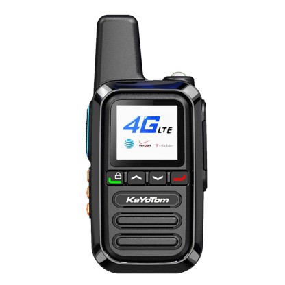 KaYoTom G05 Global PTT Walkie Talkie - 5000 Miles Range, Built-in SIM, 200 Channels, Instant Use & LED Illumination