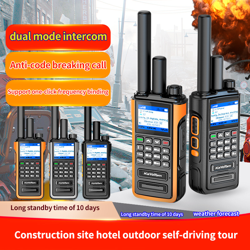 4G walkie talkie: Fast communication via 4G walkie talkie.