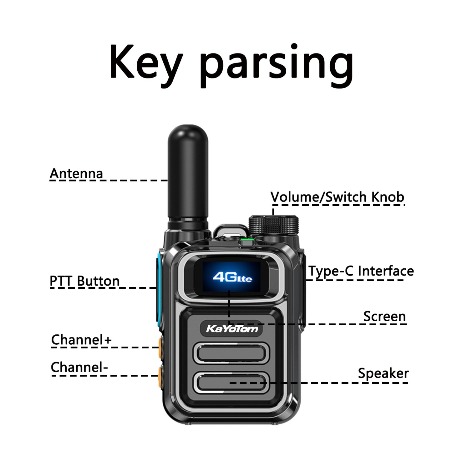 KaYoTom M05 Walkie Talkie High Capacity Battery Long Standby Time Radio