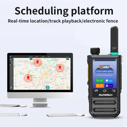 KaYoTom M77 Global Walkie-Talkie: Integrated with Bluetooth, WIFI, and GPS, Capable of Making Calls and Surfing the Internet, Compatible with Walkie-Talkie Platforms like REALPTT, POC-GLOBAL, and ZELLO