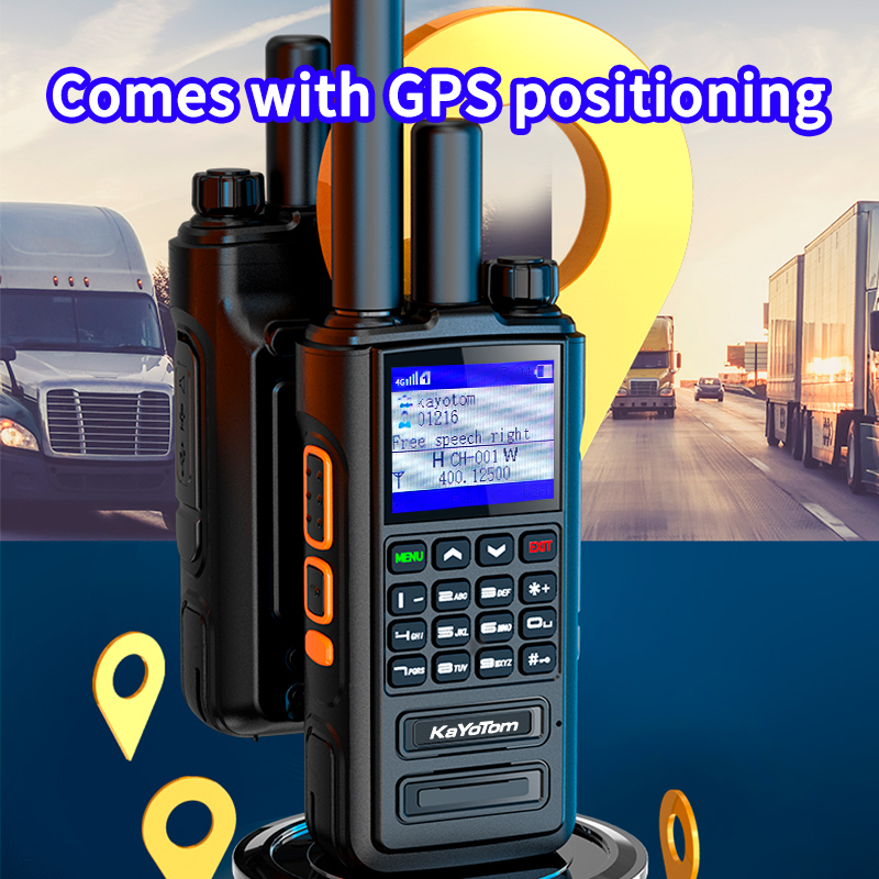 GPS walkie talkie: GPS-enabled walkie talkie for accurate positioning.