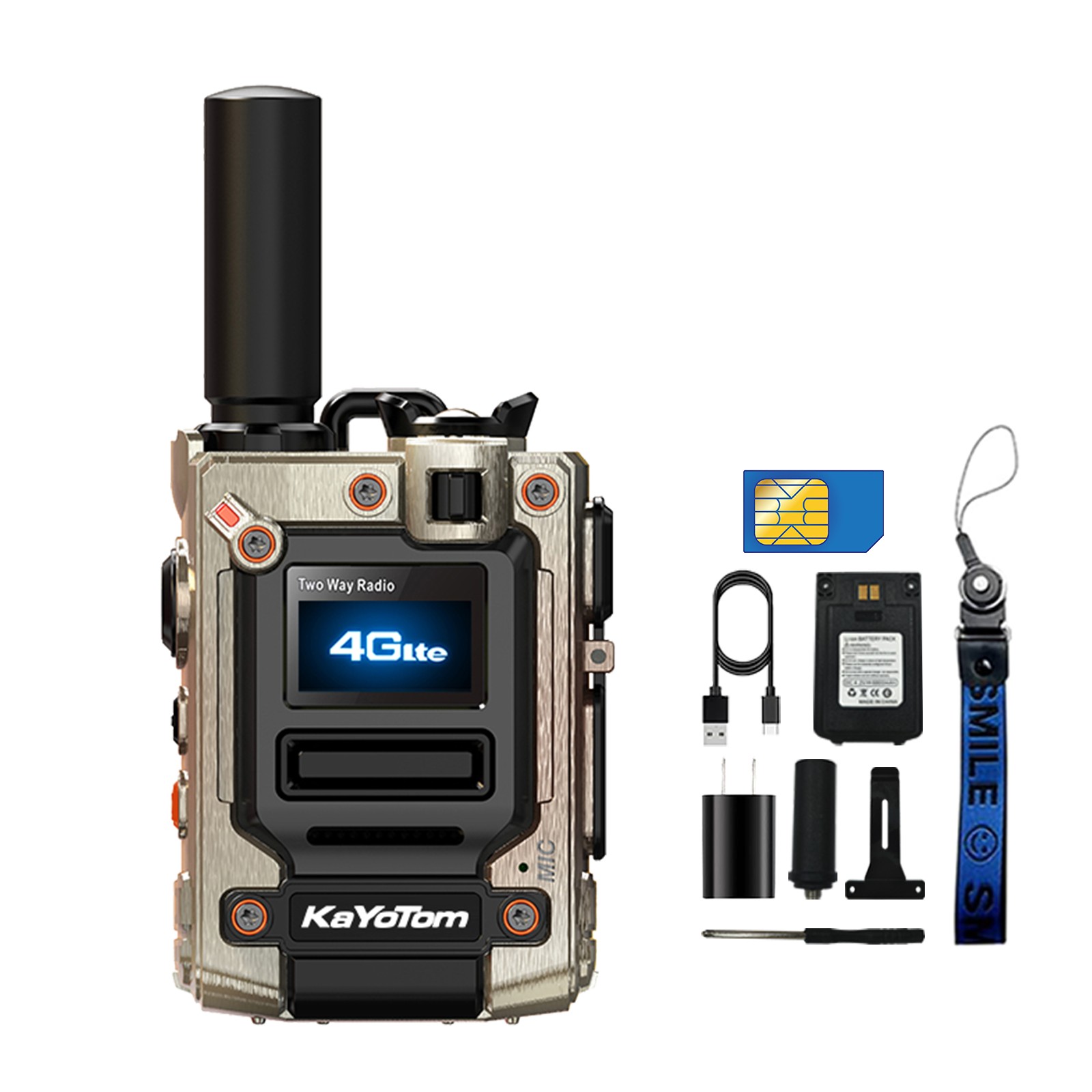 Longest range walkie talkie- KaYoTom M8 Global walkie talkie
