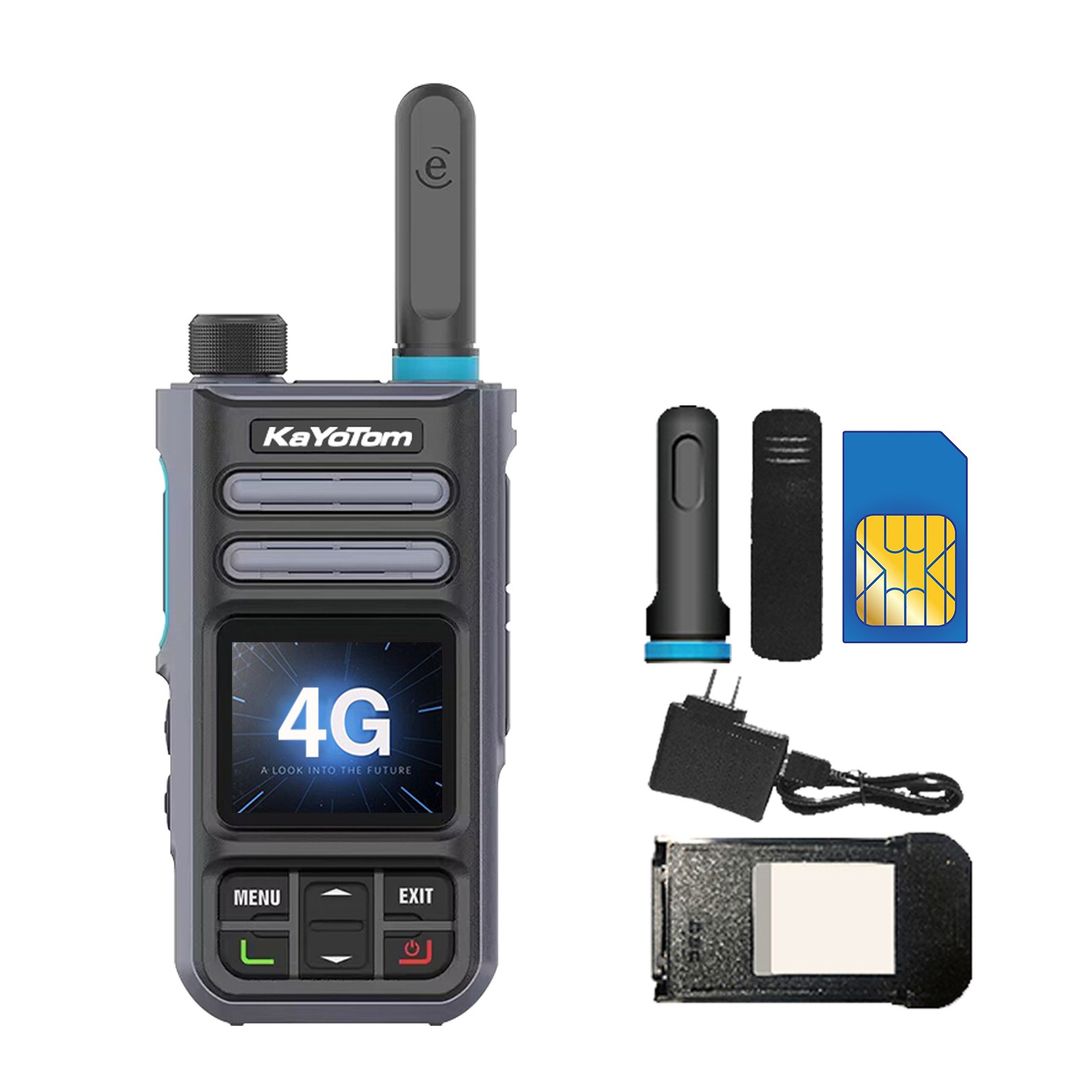 Zello PTT Walkie Talkie-KaYoTom M16 ZELLO 4G Global Walkie talkie