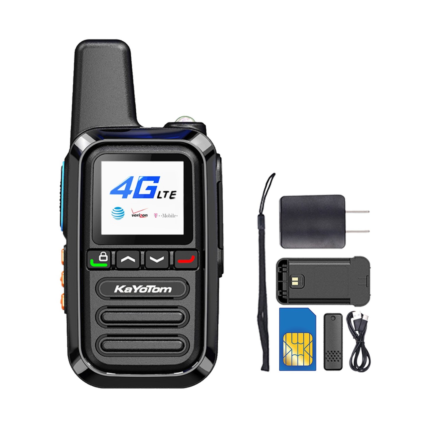 Kayotom Walkie Talkie Global Long Distance Adult Intercom PTT Two Way 