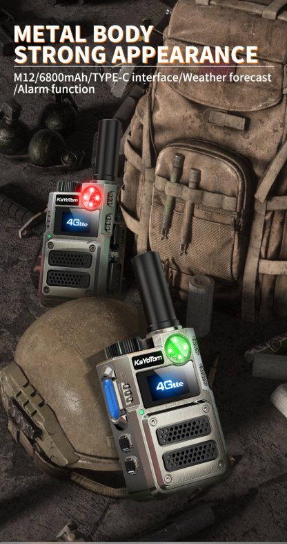 4G Walkie-Talkie - Enjoy High-Speed Communication and a New Experience of Smart Walkie-Talkie