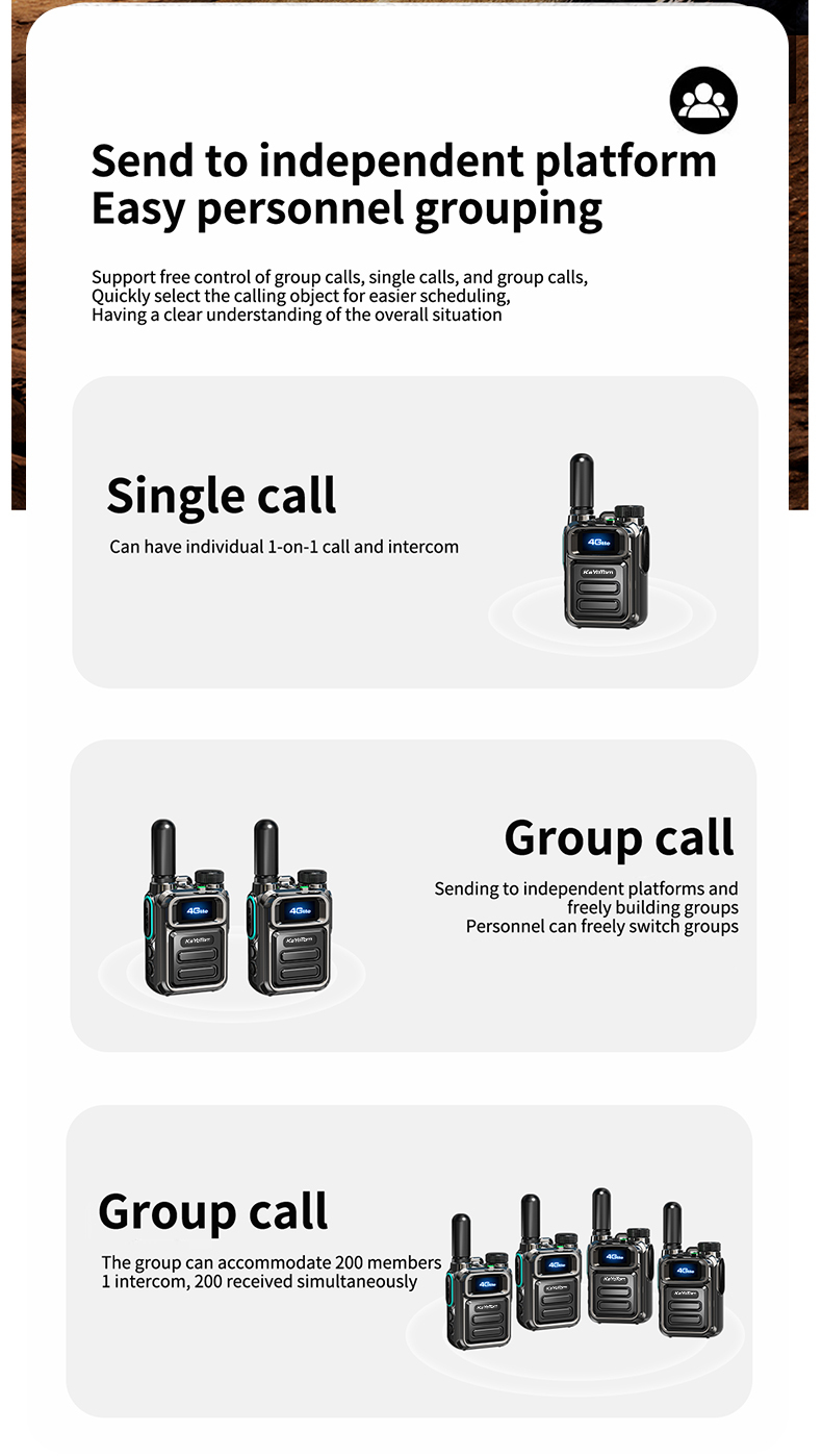 KaYoTom M05 Walkie Talkie Group Communication Walkie Talkie Set