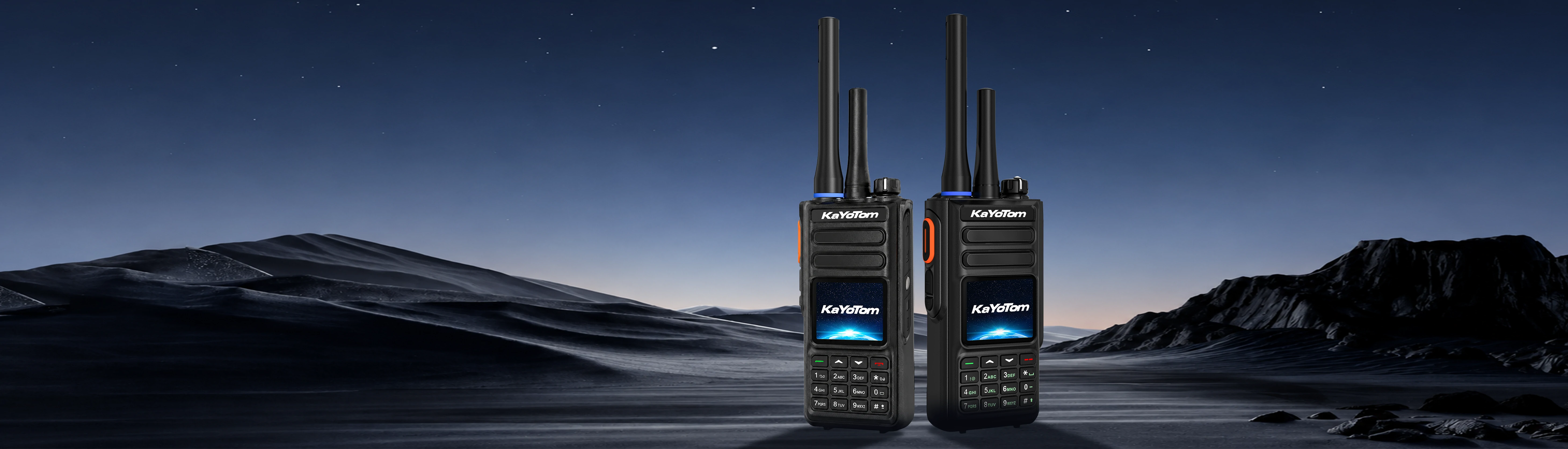 KaYoTom D16 dual-mode PoC, UHF, and GPS rugged two-way radio for precise tracking and communication