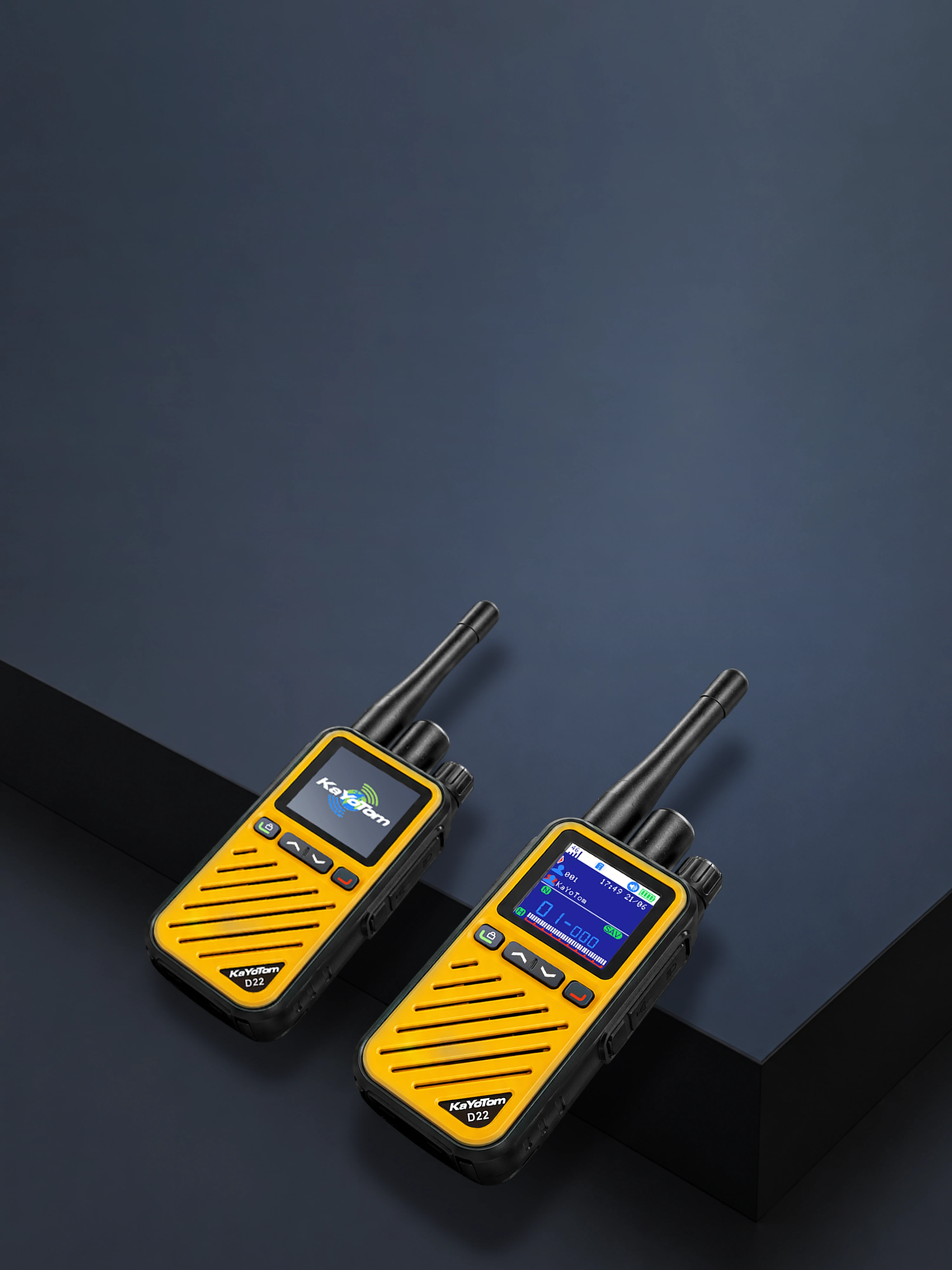 KaYoTom D22 dual-mode PoC and GMRS two-way radio for flexible global and local communication
